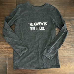 Cat and Jack boys The candy is out there HALLOWEEN TEE